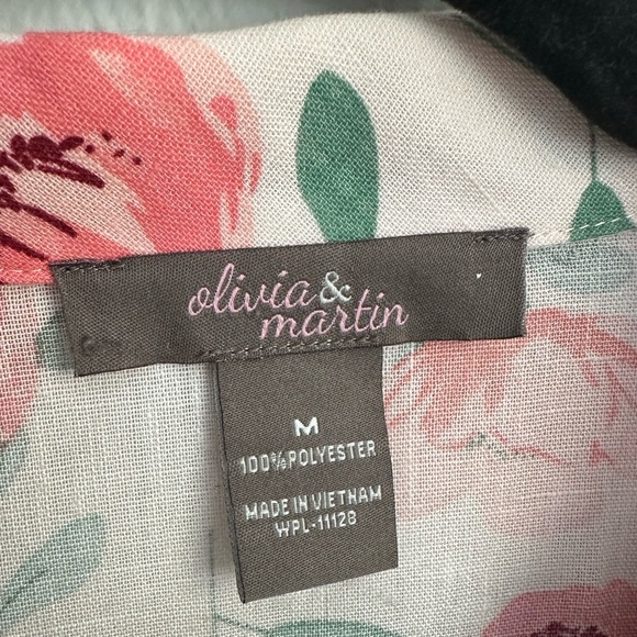 Olivia & Martin floral top with pocket size M - Picture 7 of 7